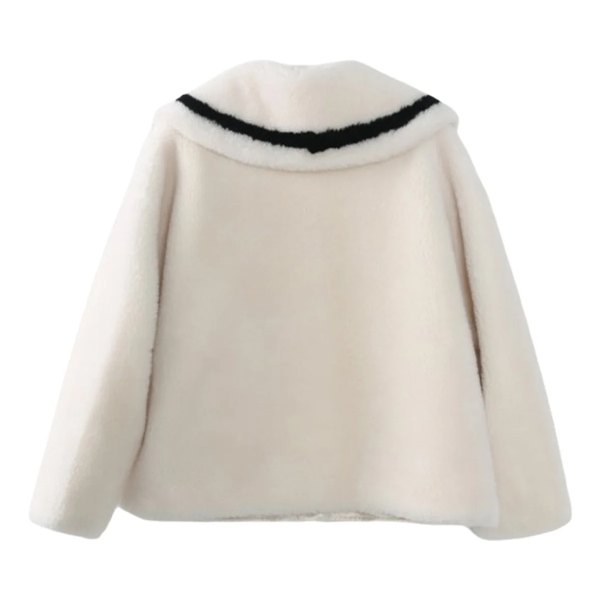 New Hot Sale 100% Short Wool Fur Jacket Winter Women Wool Coat