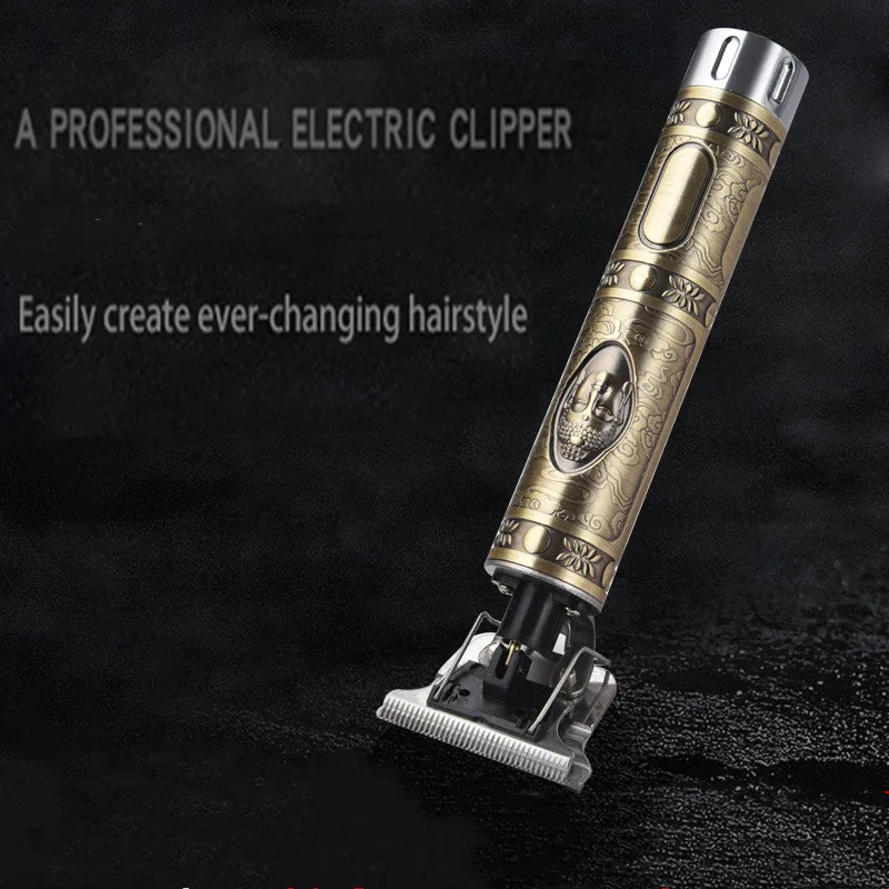 Wholesale Buddha Head Logo USB Rechargeable Cordless Hair Trimmer Professional Electric Hair Trimmer TRIMMER PRICE