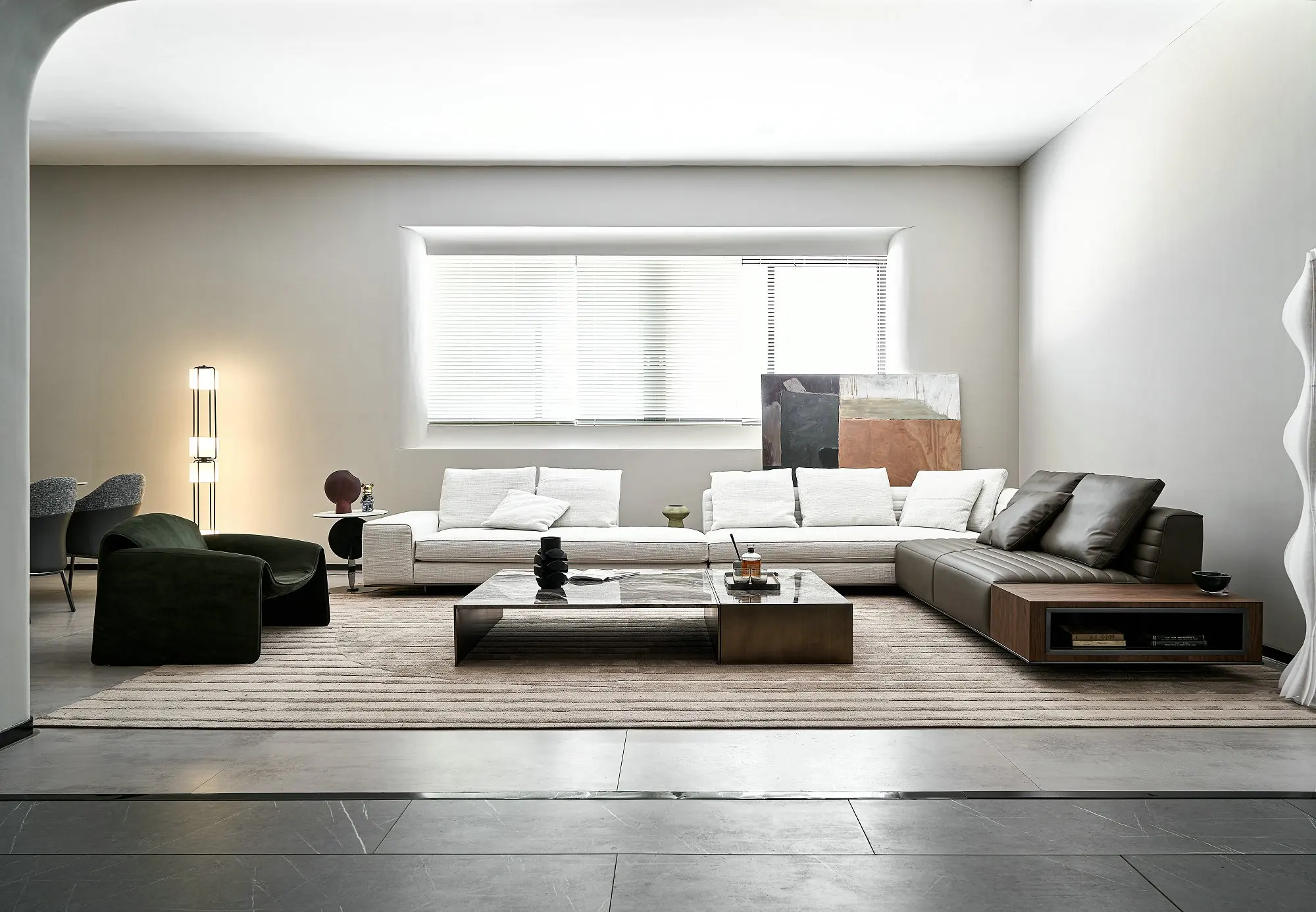 Hot selling modern living room linen fabric l shape sofas set furniture living room italian luxury sofa