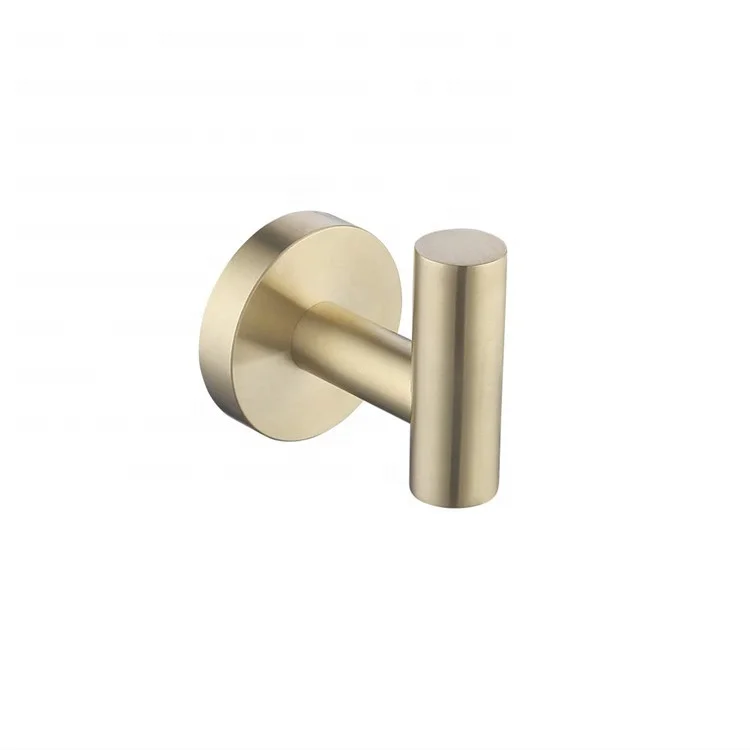 LQS Gold Robe Hook Luxury Stainless Steel Kitchen Accessories Home Decoration Supplier