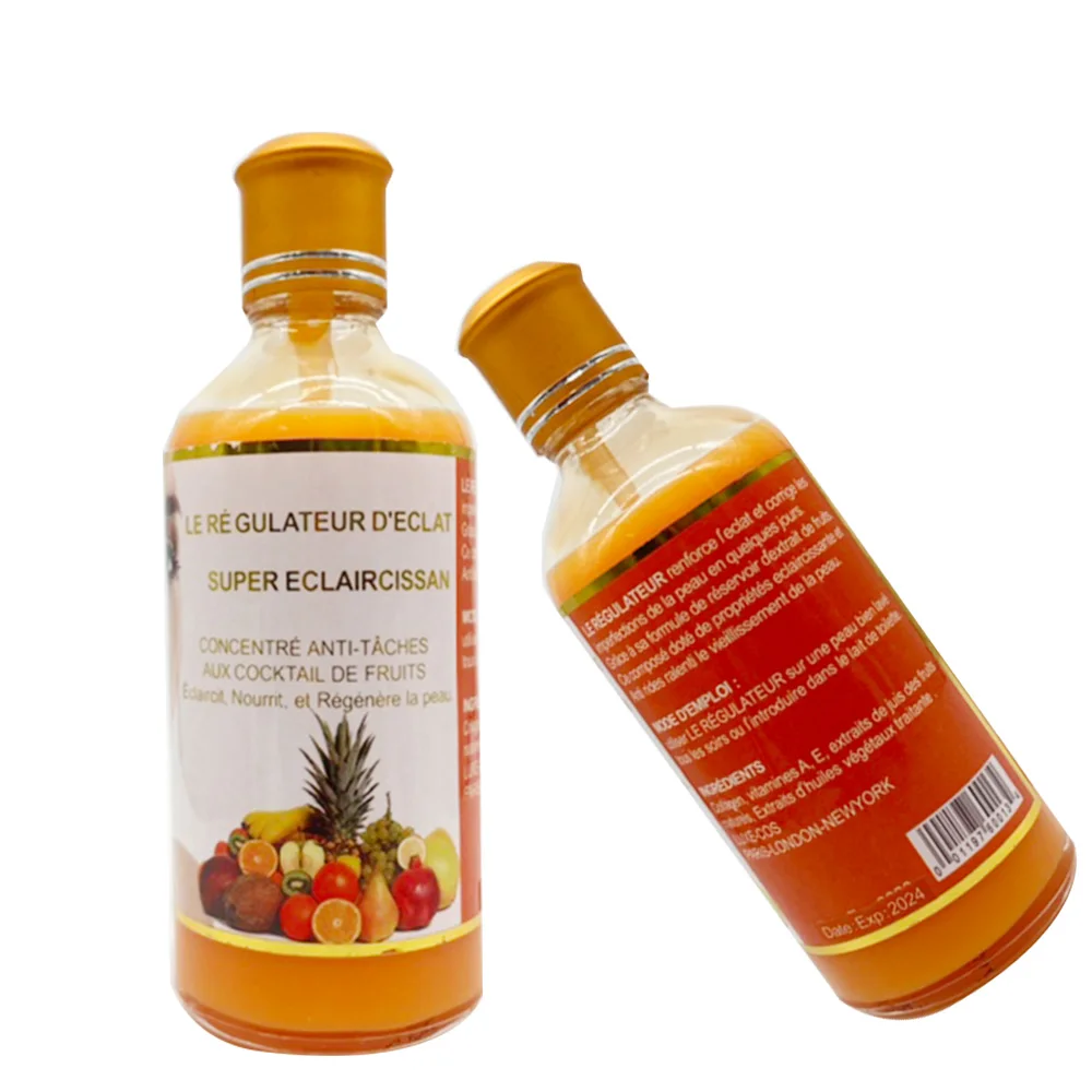 Отбеливающая Сыворотка для тела от глютатиона с логотипом OEM супер эклериширующая фруктов против пятен витамины C сыворотка 100 мл