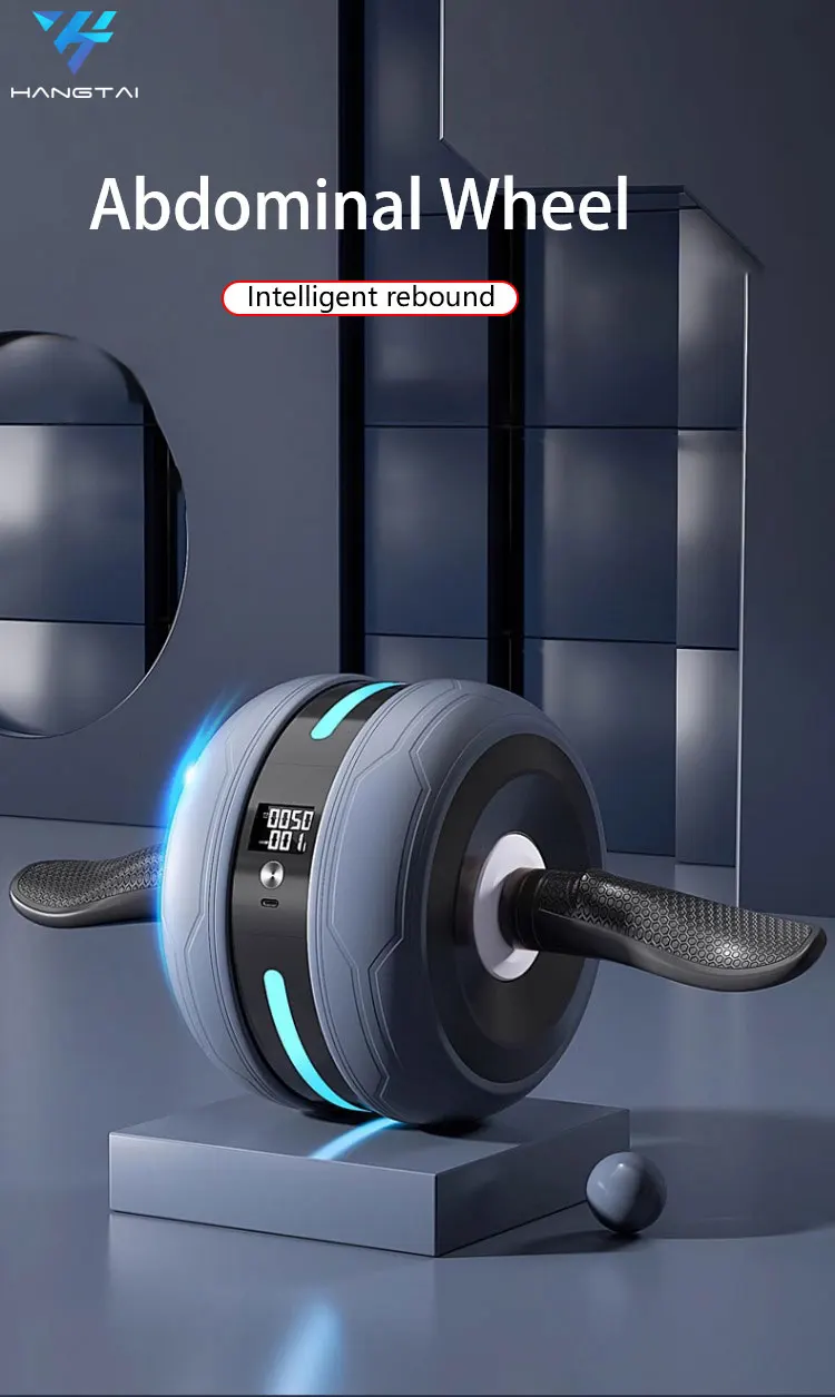 New Arrival Automatic Rebound Roller Wheel Healthy Abdominal Wheel Abdominal  Roller Exercise Wheel