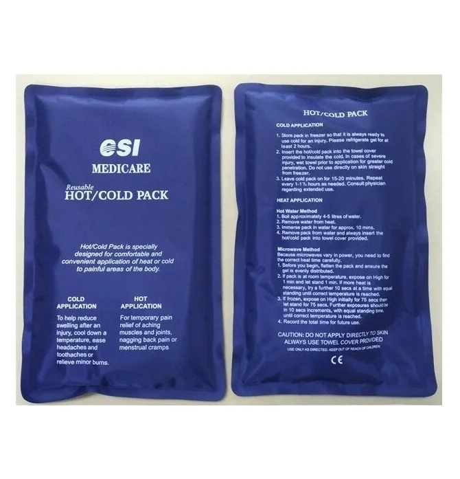 CSI high quality reusable hot cold gel pad thermal gel pad microwavable warm heating cool ice pack