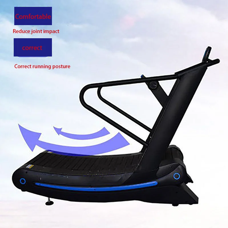 2022 Curved Manual Treadmill Home Gym Equipment Air Runner Running Machine Heavy Duty Treadmill Fitness For Home Use