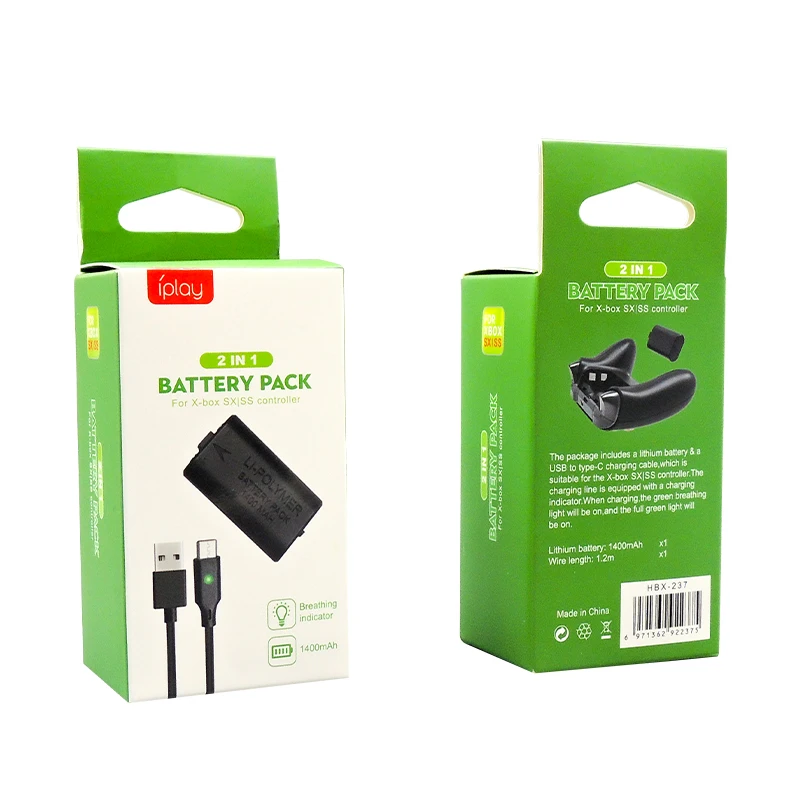 X-Box контроллер 1400 мАч аккумулятор для X-box One SS/SX беспроводной геймпад