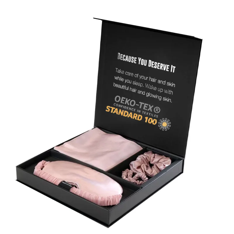 100% Mulberry Silk Pillowcase With Gift Box Natural Silk Pillow Case With Oeko Certificate