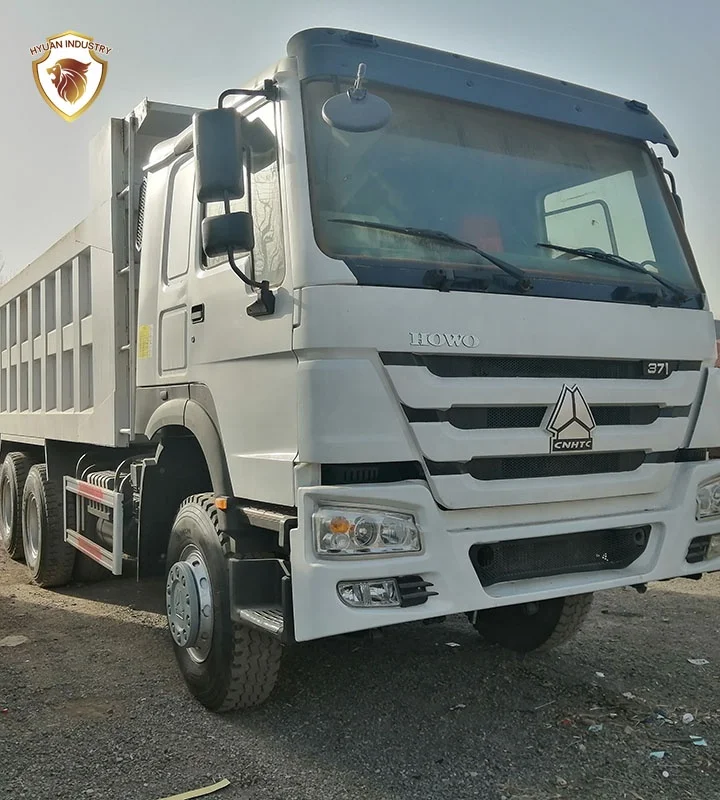 Подержанный самосвал HOWO с 10 колесами 375 336 6x4 LHD RHD для продажи
