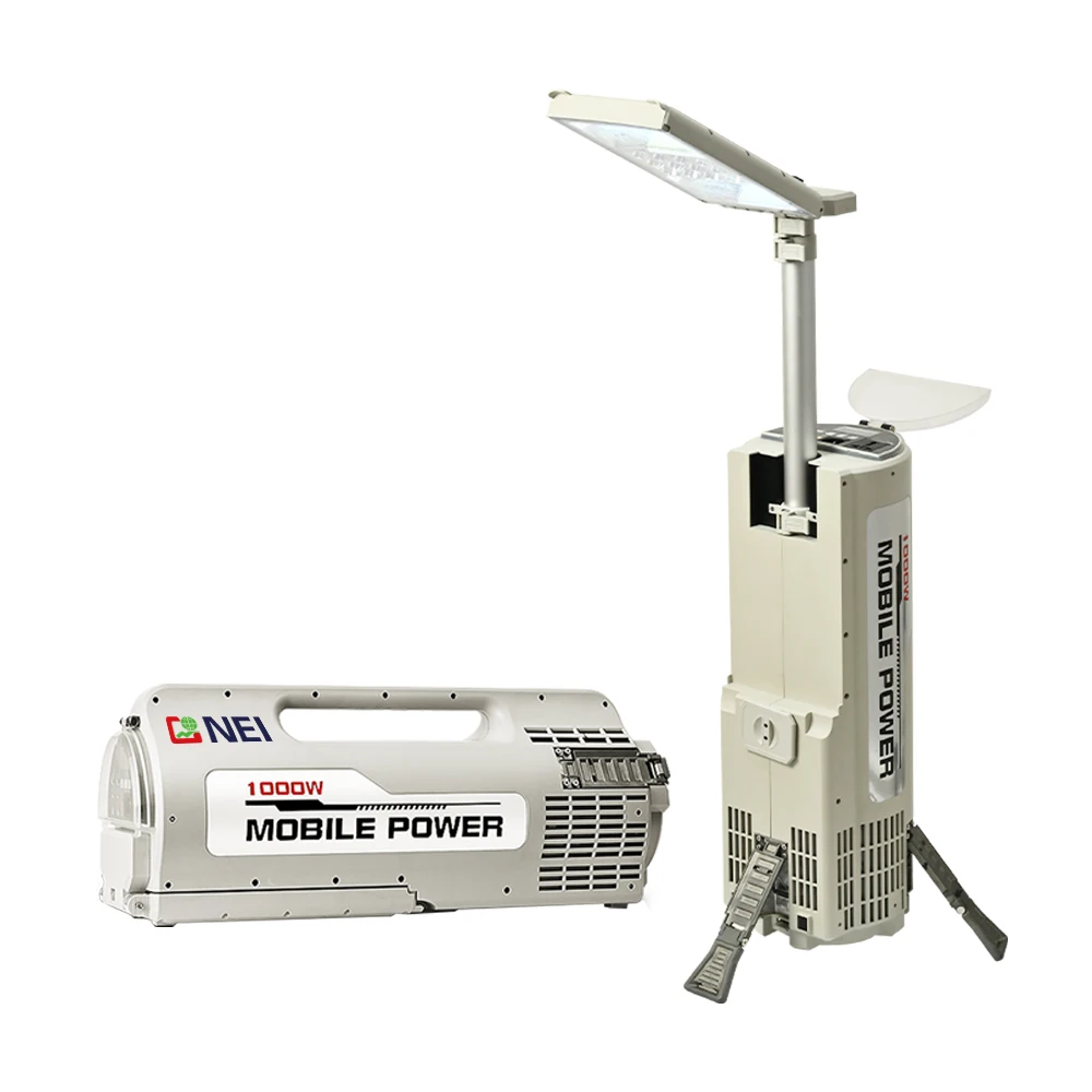 1000WH Portable Power Supply Outdoor Battery Power Supply Portable Emergency LED Light With Battery
