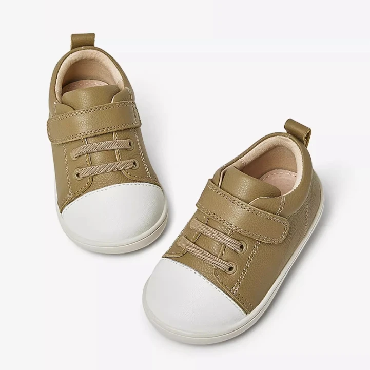 Casual Comfortable Baby Girls Boys Sneakers Leather Anti-Slip Flexible Sole Prewalker Shoes for Toddlers