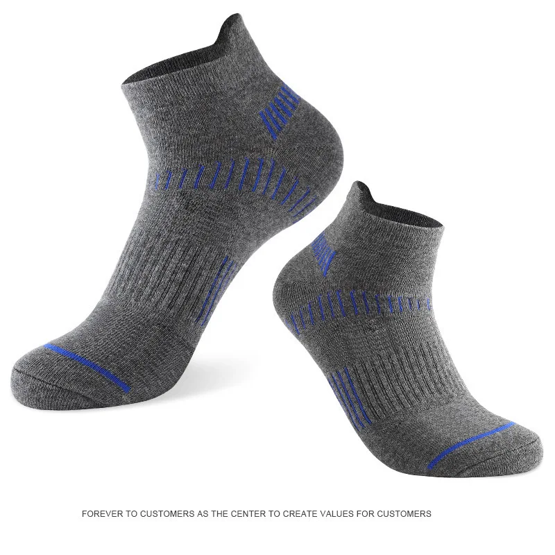 Mens Ankle Athletic Low Cut Socks Cotton Running Sports Sweat Absorbent Cushioned Four Seasons Short Tube Sock for Men