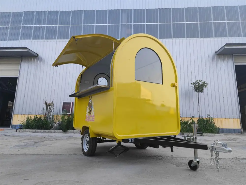 Customized Mobile Kitchen Trailers Beverage Concession Food Truck