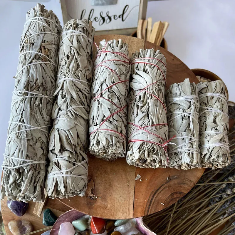 Wholesale Organic California 4inch White Sage Bundle Smudge Incense Stick