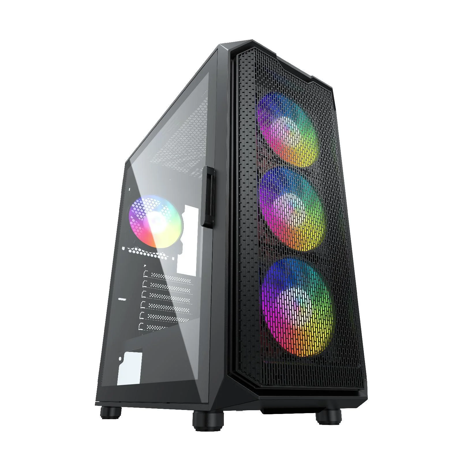 Заводская распродажа популярный дизайн корпус для компьютера Atx закаленное стекло игровой ПК Hd Usb3.0 компьютерные Чехлы и башни