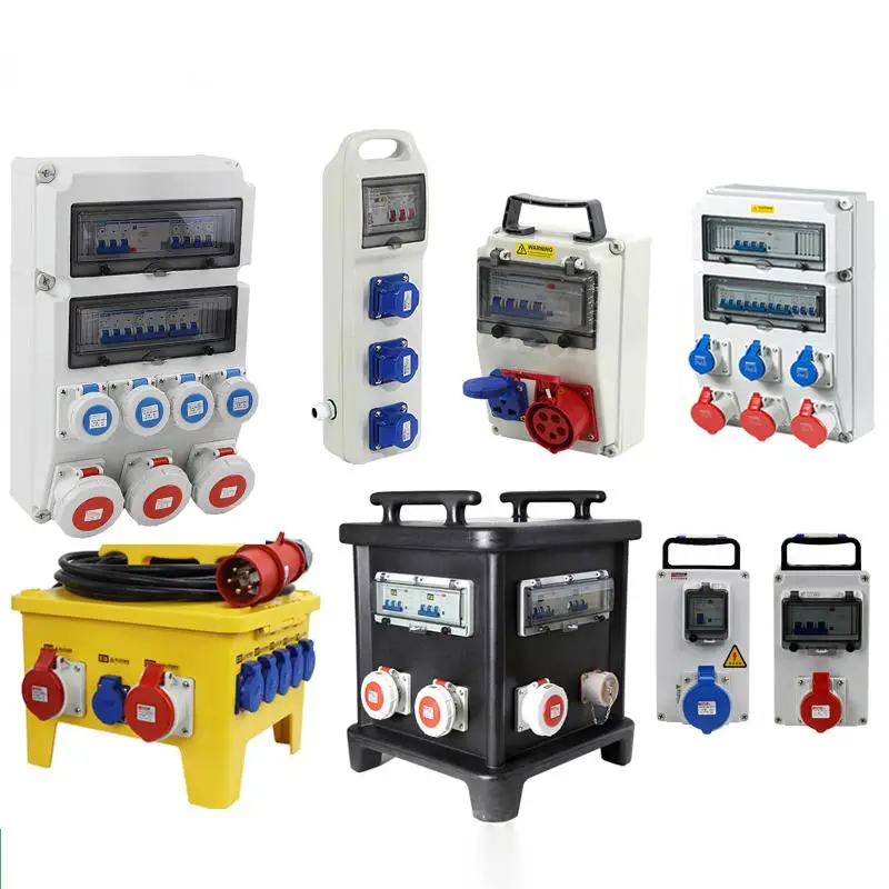 Datai Customized 3 phase portable Industrial waterproof power distribution box