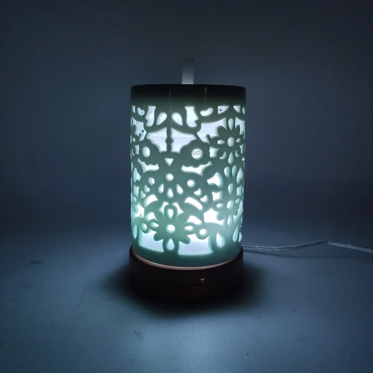 NEW Ceramic Aroma Diffuser Machine Office Ceramic Home Mini Essential Oil Moisturizing Button Aromatherapy Humidifier Decor