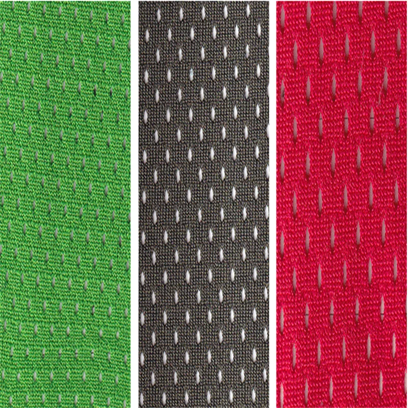 Factory wholesale Jersey Knitted Polyester Mesh Fabric For Basketball Jerseys