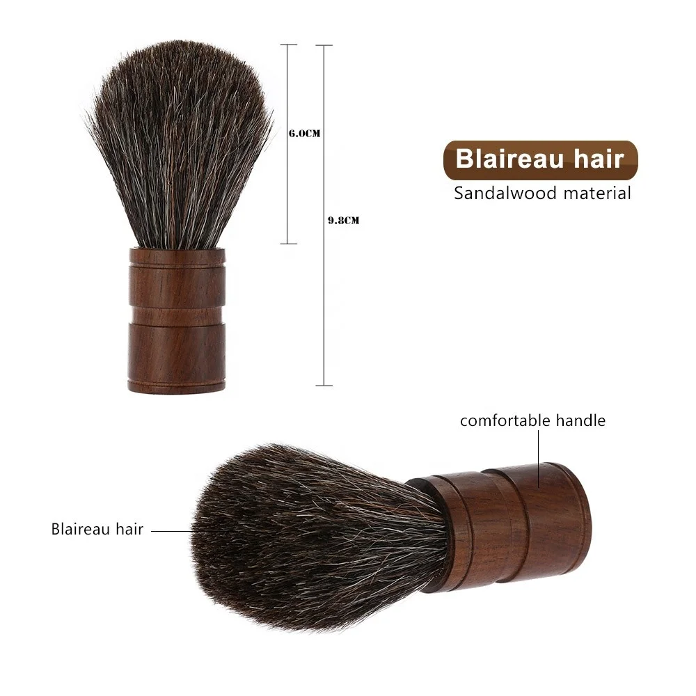 Horsehair Brush Wood Handle Shaving Brush Mini Order is Welcome