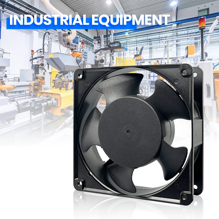 12038 120mm 115v 220v 240v Air Cooling Axial Flow Fan With Ec Motor For Outdoor