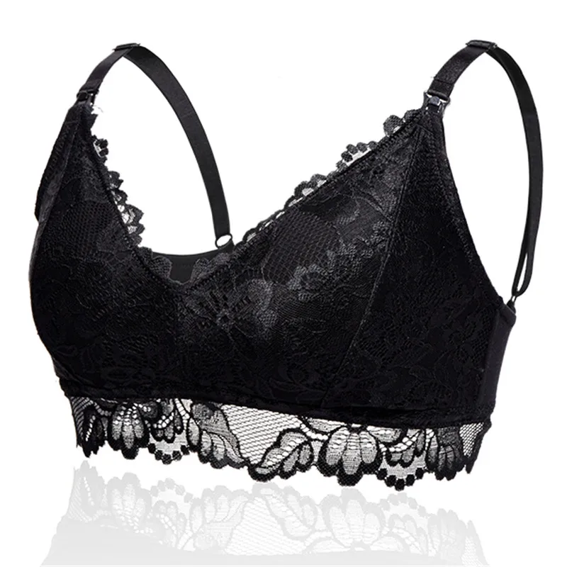 
Momcozy high quality mom nursing feeding bra lace design wireless bra 
