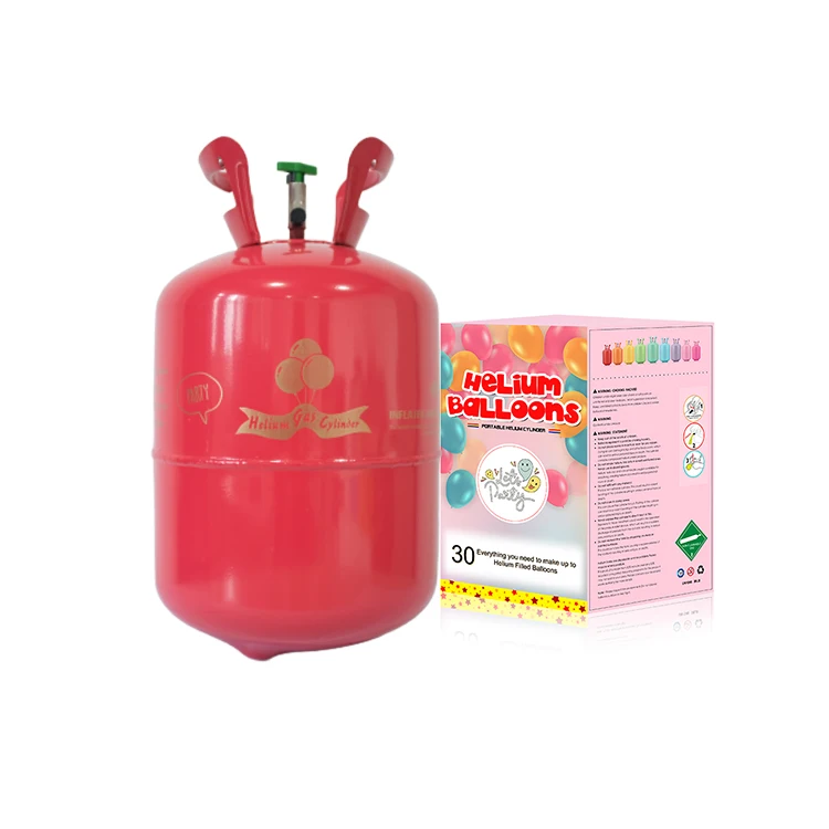 Helium Gas Balloon Inflation Helium Gas 7.1L Empty Tanks Disposable Helium Gas Cylinder