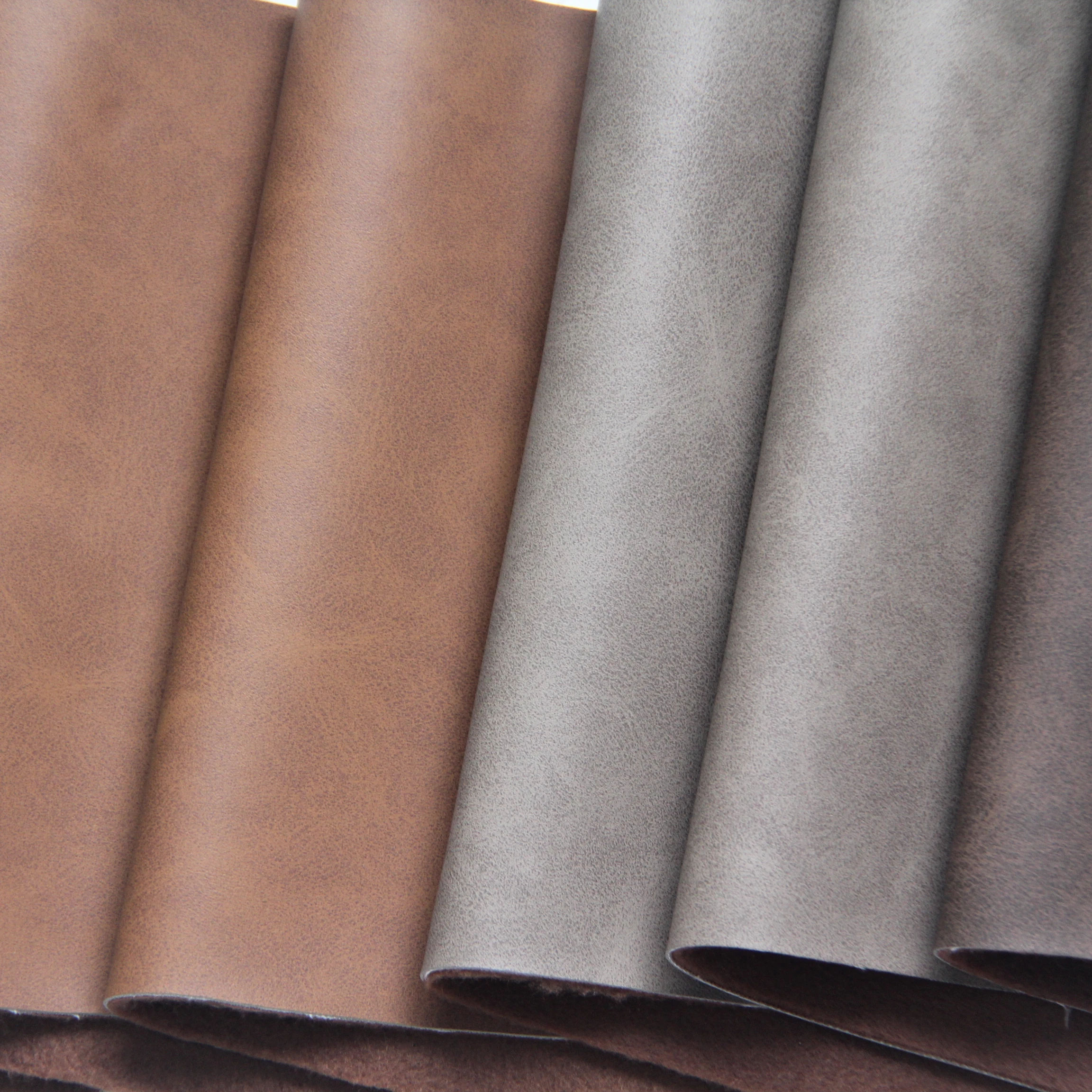 
Two-tone pvc furniture leather synthetic for upholstery 