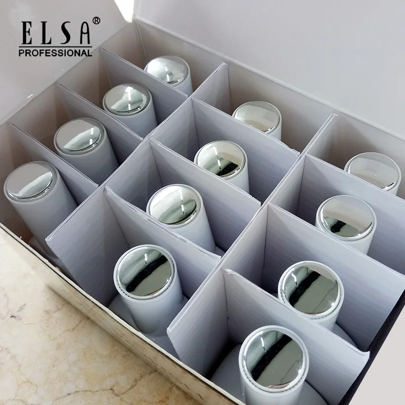 
2018 Fee sample ELSA low MOQ High quality display set 120 color bulk gel nail polish 