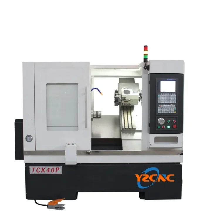 CNC Lathe 45 Degree Slant Bed CNC Turning Center Lathe TCK40P