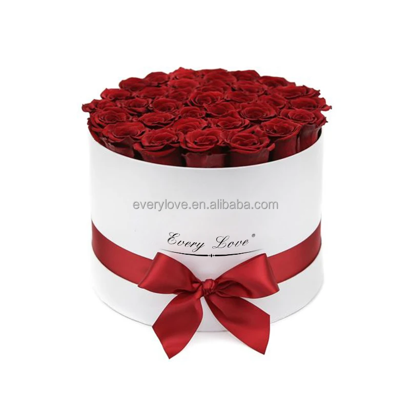 Every Love factory direct sales reasonable price eternal preserved rose in luxury gift box customization for valentine day