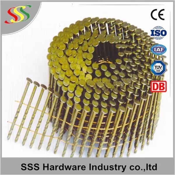 High Quality  Coil Nail Stainless Steel Coil Nail Shank Diameter 2.0-5.0mm