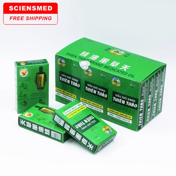 100% Vietnam Balm Refreshing Oil 12ml For Headache Dizziness Medicinal Oil Pain Rheumatism Abdominal Pain Fengyoujing