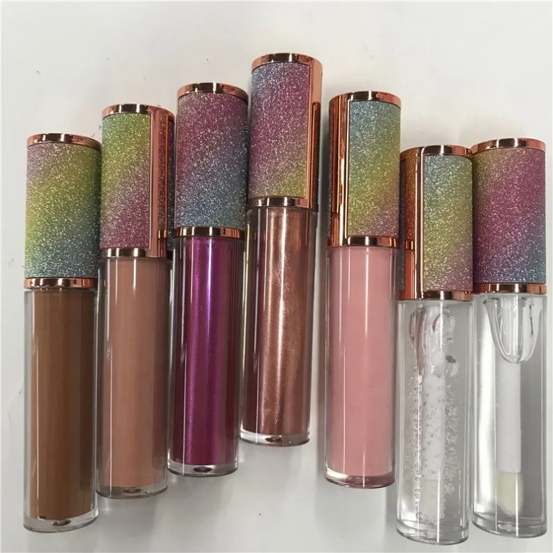 
New Arrival Tube Private Label Vegan Glitter Top Lip Gloss Printing 