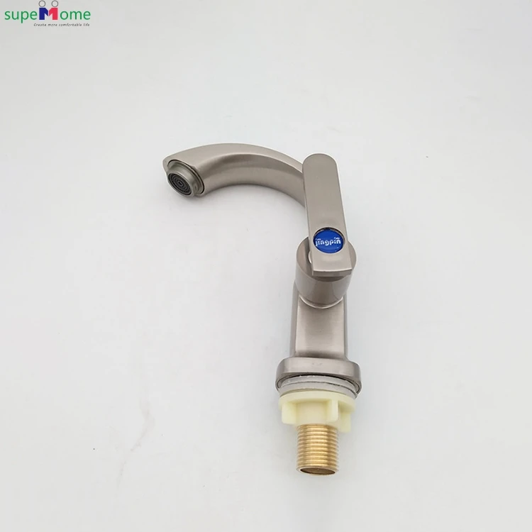 Good Price Moon Style Chromed Basin Faucet Wash Taps Plastic Single Handle Cold Water Black Kitchen Modern Contemporary Ceramic