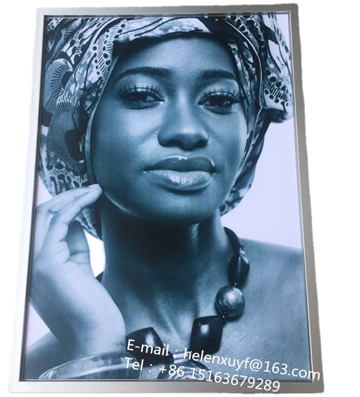 Matt silver plastic picture frame Amazing Portraits PS photo frame 50x70 cm art frame