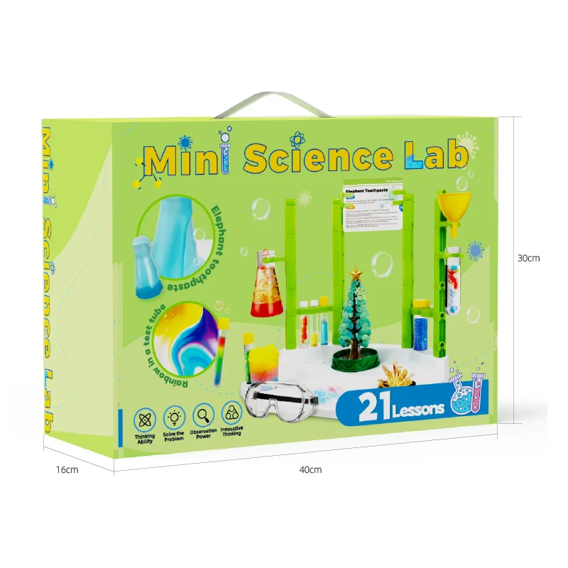 21 Experiments Science Amazing Children Stem Toys Custom Experiment Educational Diy Science Kit for Kids