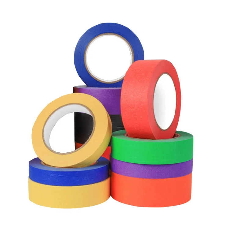 High Quality Laser Cut Safe Masking Tape 48Mm X 50M Custom Brown Masking Tape 3/4 1.5 White 12 Inch Masking Tape For Decal Boxes