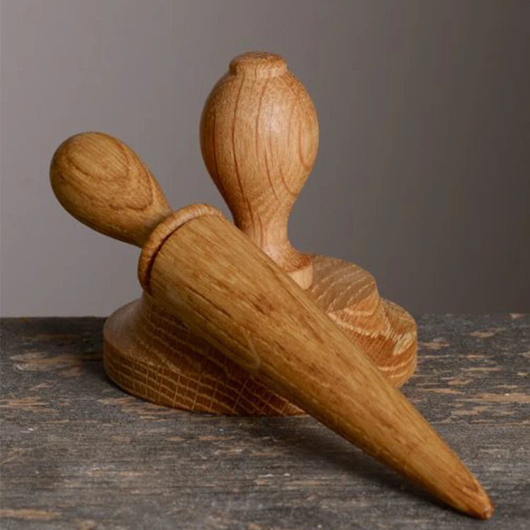 Simple manual wooden seed dibber,7 inches scale wooden plant dibber,seed raising planting dibber