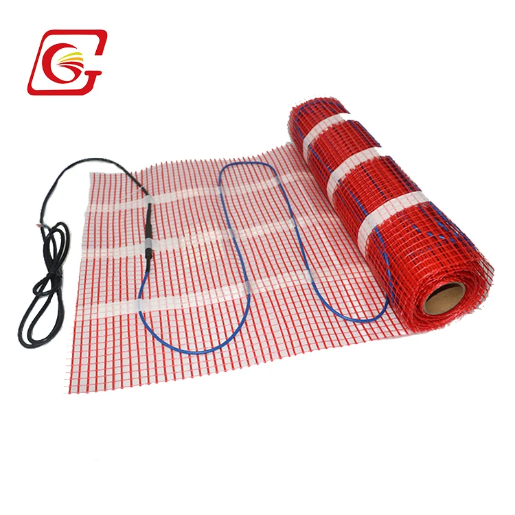 50cm width DIY house warming Underfloor Heating Mat for indoor Floor System Tile floor