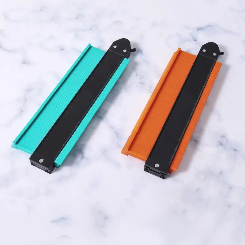 5 10inch Contour Gauge Duplicator Profile Multi-functional Shaping Measure Ruler for Precise Measurement Tiling Laminate Wood