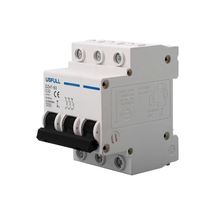 
USFULL DZ47-63 mcb with inmetro certificate C45 3KA 4.5KA 6KA 