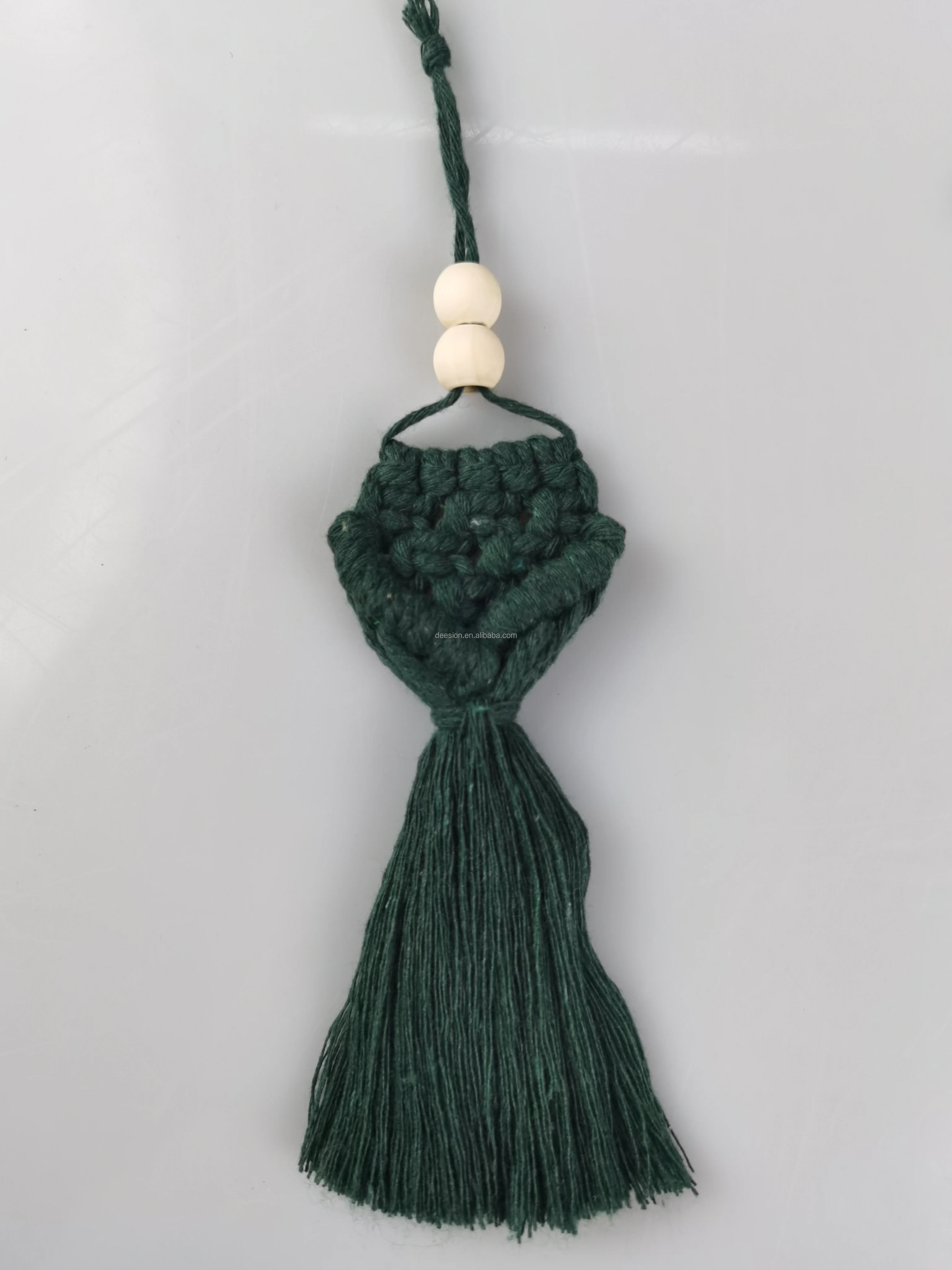HANDMADE MINI MACRAME TASSELS FOR HOME DECORATION ANTIQUE COLOR