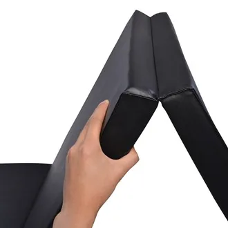 Factory direct Sale Cheap 1.5 inch Tri Fold Exercise Mat Gymnastics Fitness & Body Building Gymnastics Folding Mat