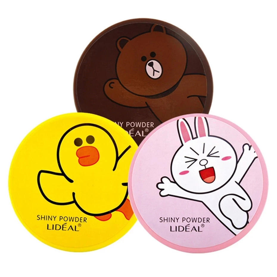 
LIDEAL Professional Face Powder Mineral Pressed Powder Waterproof Oil-free Setting Powder Base Cosmetic Concealer Contour Makeup 