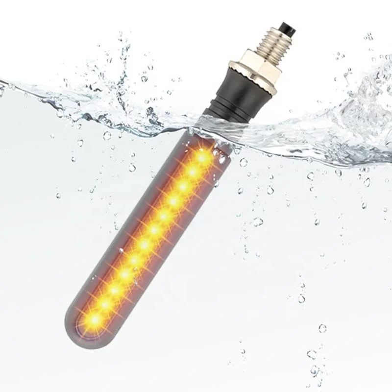 24LED стержневой двухцветный поворотный сигнал для мотоцикла DC12V 1 5