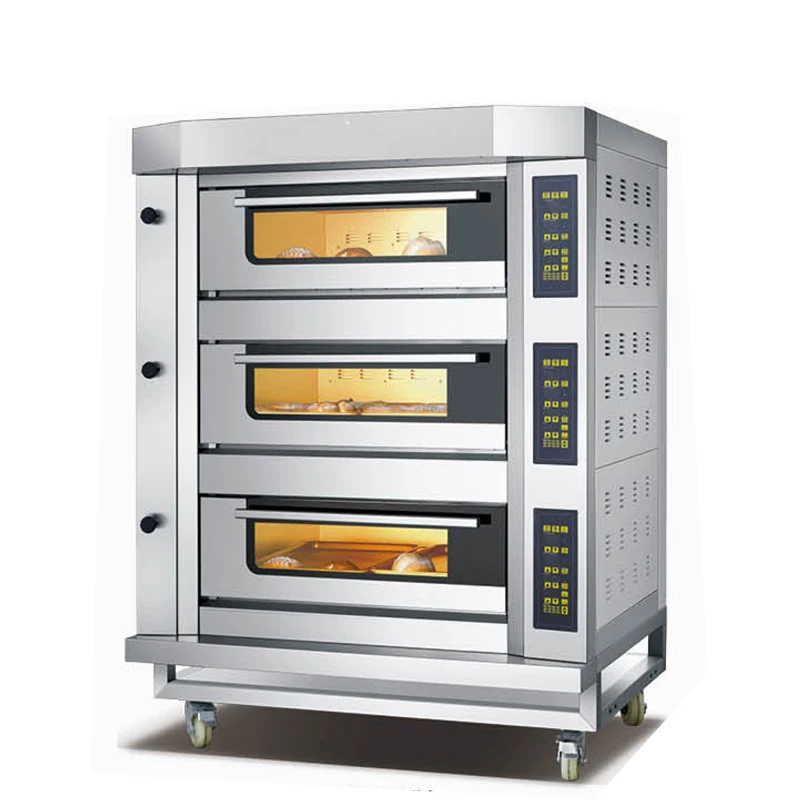 Bakery equipment professional electric household  industrial gas oven / deck electric oven for commercial