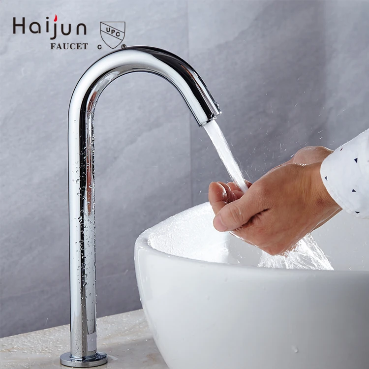 cUPC Deck Mounted Automatic Water Saver Salon Bathroom Kitchen Basin Smart Faucet Mixer Tap Taps Sensor