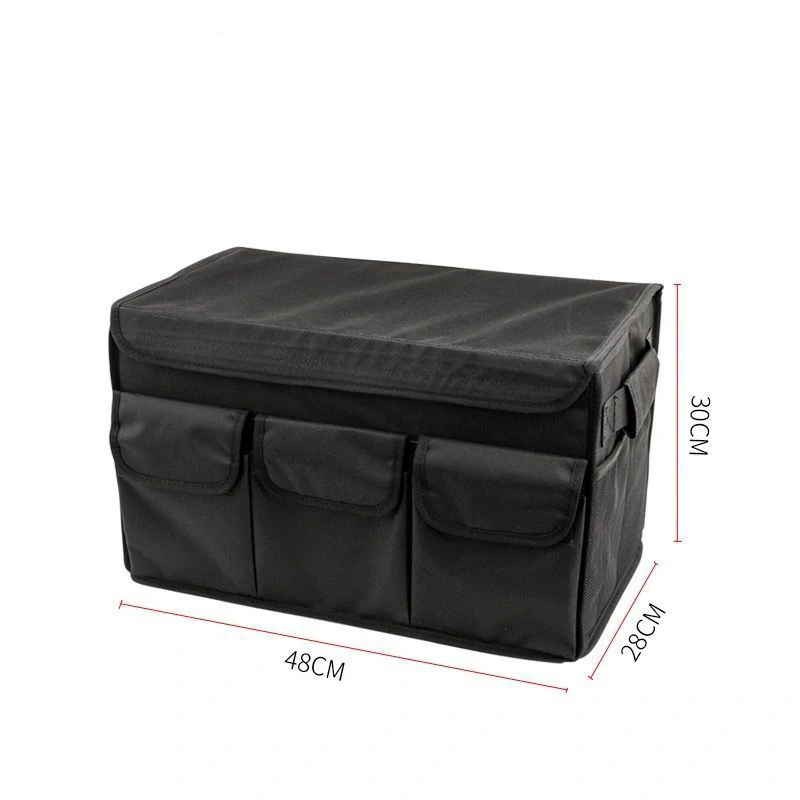 Oxford Foldable Car Trunk Organizer Accessories Auto Boot Organiser Universal Storage Box with cooler bag