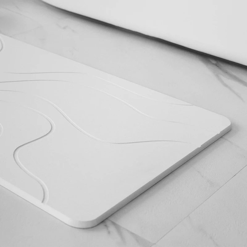 K & B Quickly Absorption Stone Dish Drying Mat For Kitchen Counter Anti-slip Stone Bath Mat