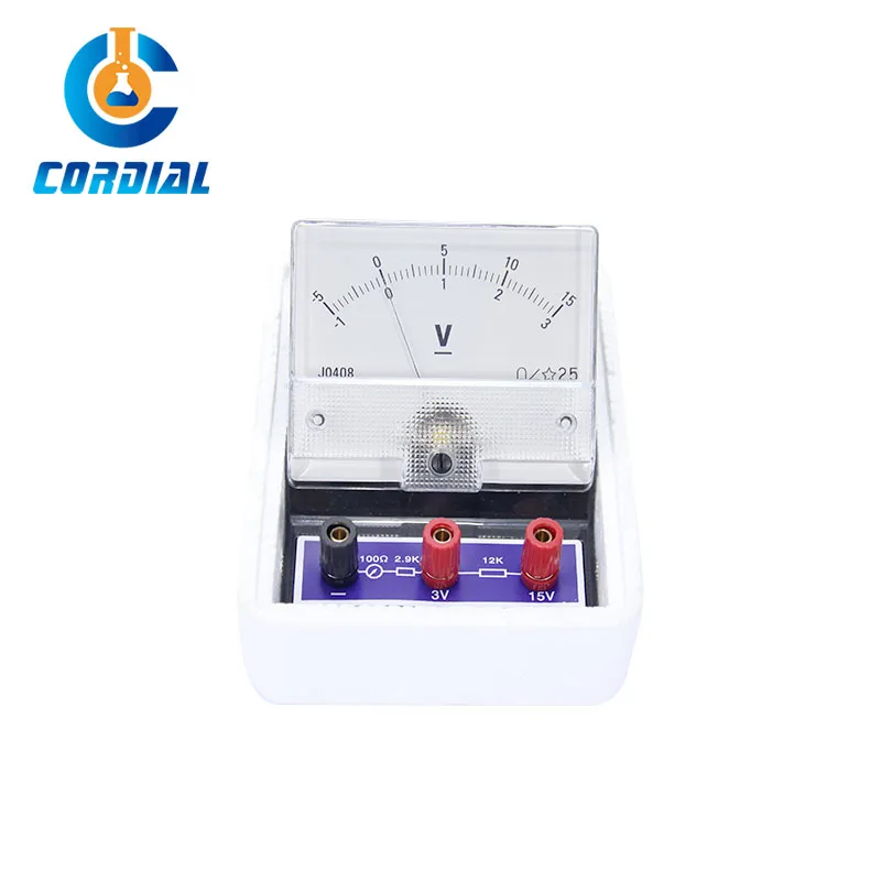 CORDIAL Physical educational electrical circuit experiment equipment analog dc ammeter digital dc voltmeter ammeter