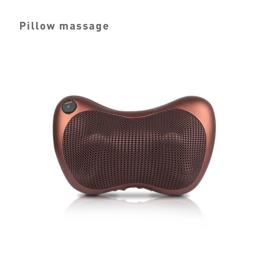 Автомобиль и дом, одно касание, переключатель, 3D массаж шеи, головы, нагрев, для тела, шейного отдела позвоночника, Массажная подушка