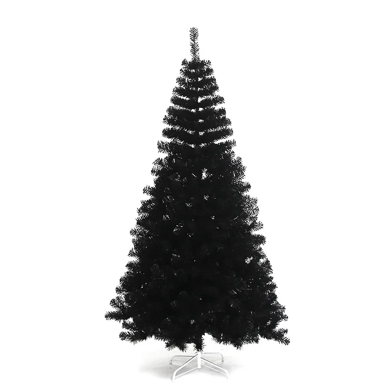 Halloween decorations black PVC Christmas tree Hotel shopping mall Christmas decorations tree